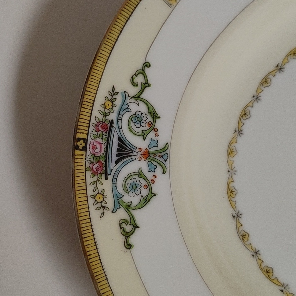 Vintage Noritake Hand Painted Japan Minaret Oval Platter 13.7x10.2 - Picture 5 of 17